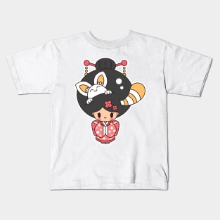 Kawaii Geisha Kids T-Shirt